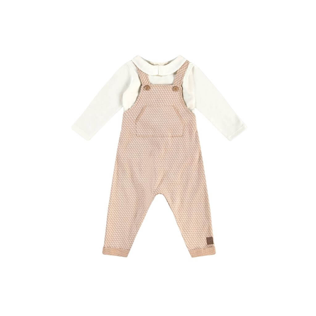 Conjunto body e jardineira Up Baby