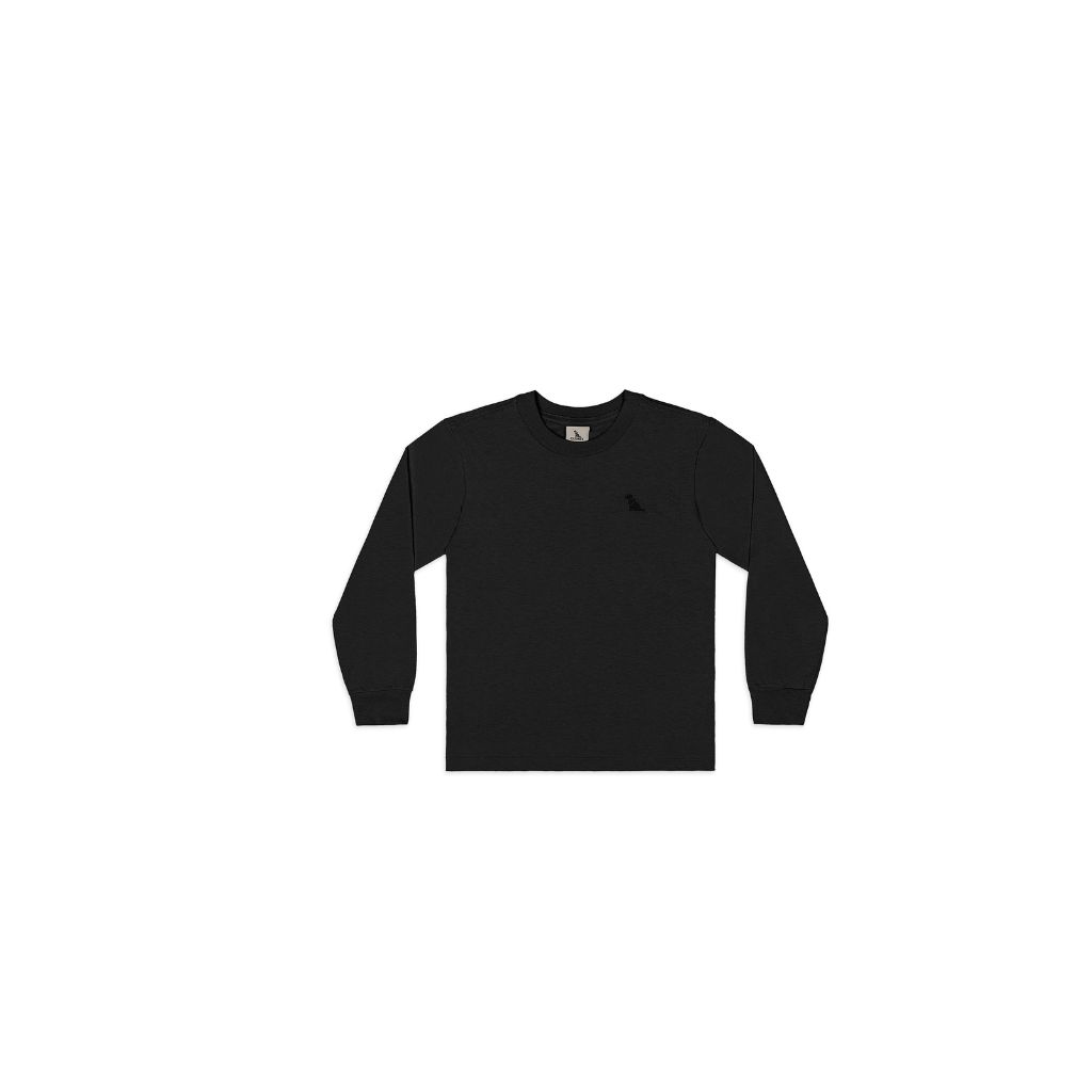 Camiseta manga longa em meia malha Quimby