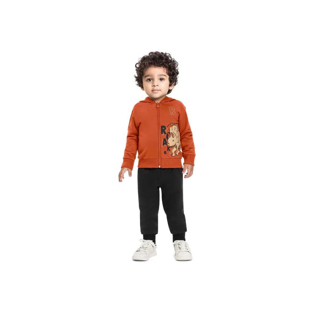 Conjunto Jaqueta com capuz e calça em moletom Bee Loop