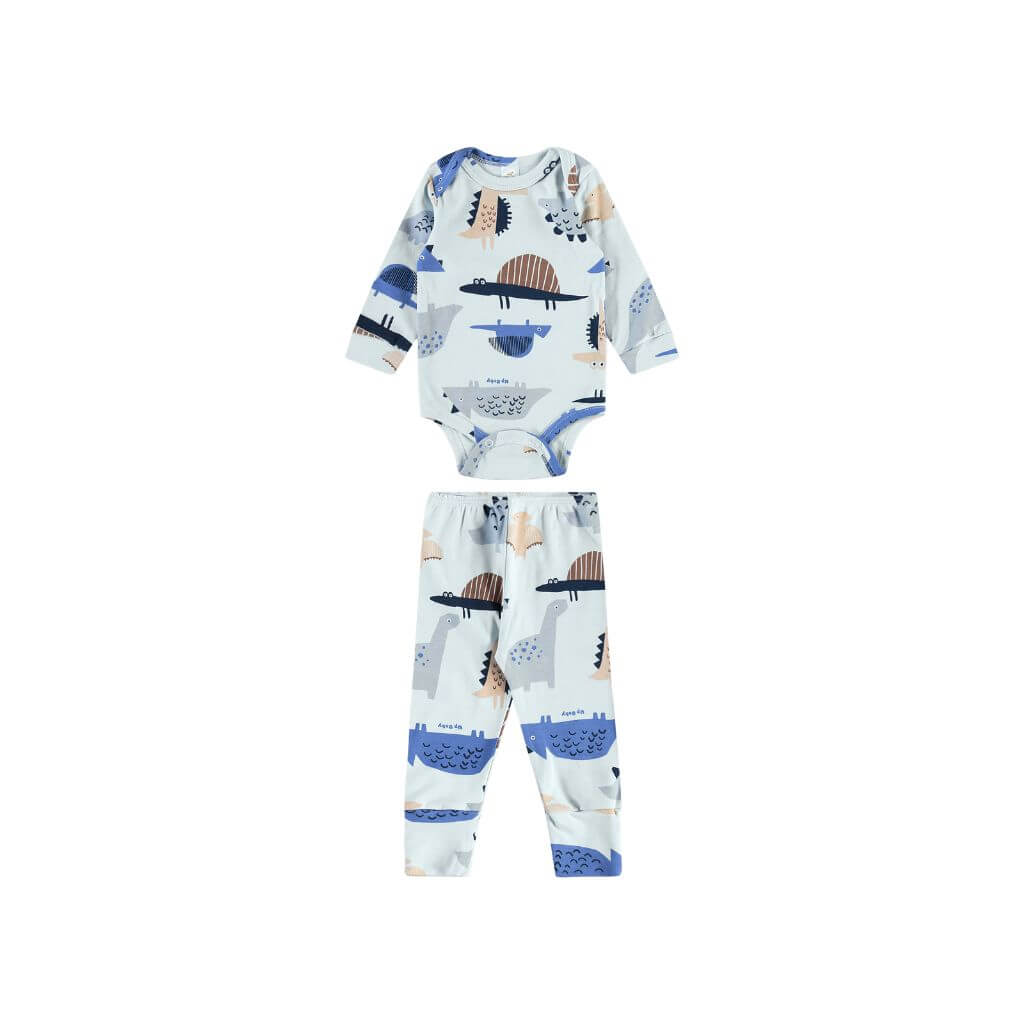 Conjunto body e calça em suedine premium Up Baby