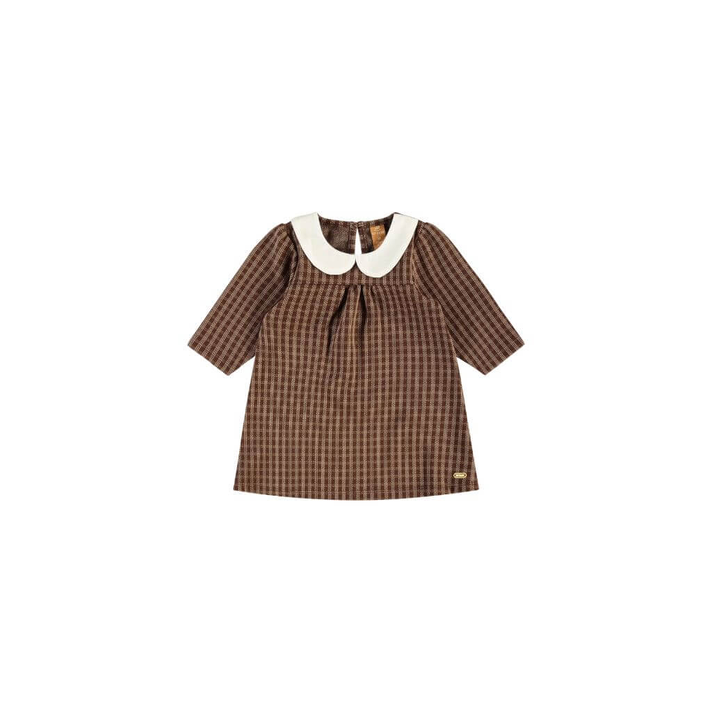 Vestido em malha jacquard Up Baby