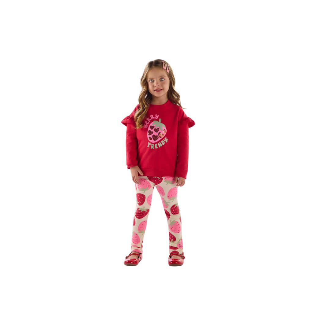 Conjunto blusão em molecotton e calça em super cotton Up Baby