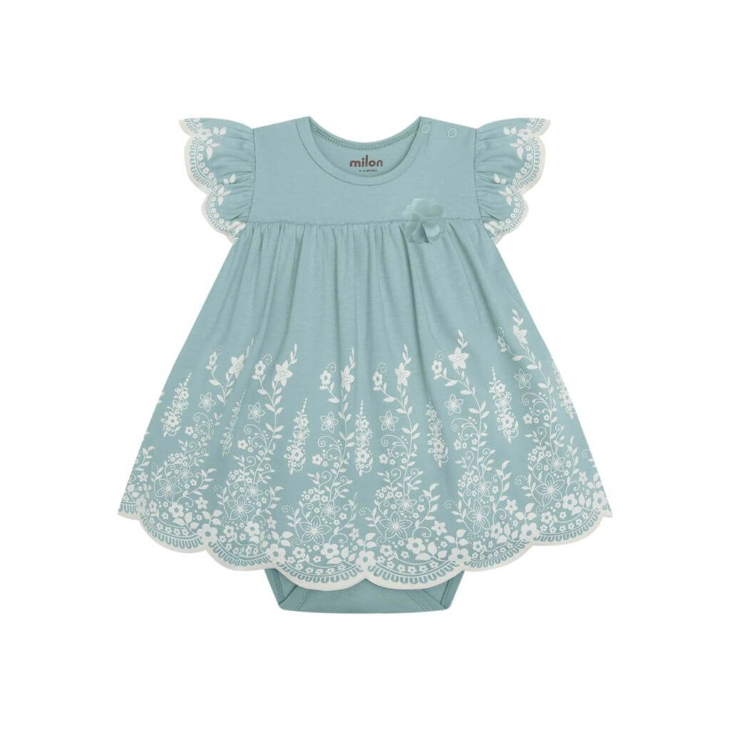 Vestido em cotton Milon