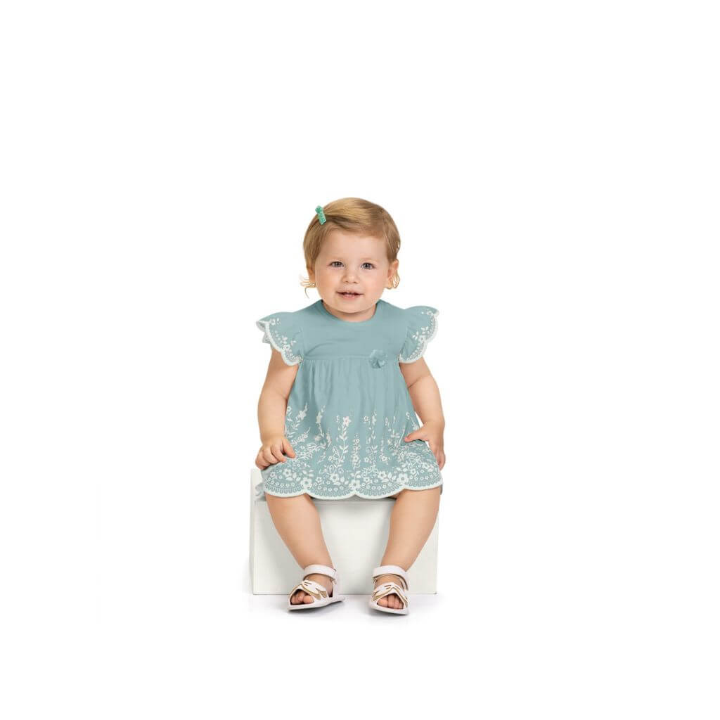 Vestido em cotton Milon