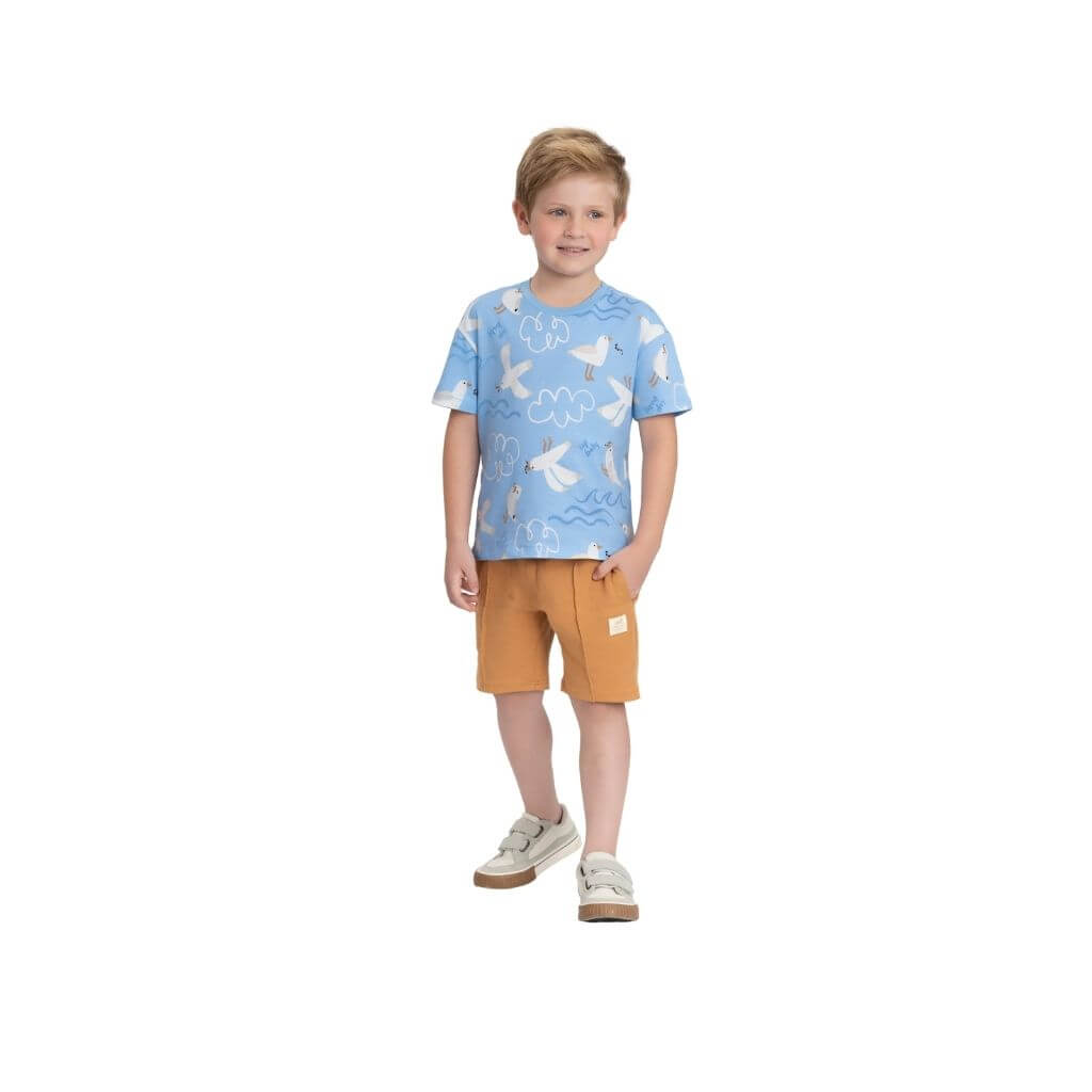 Camiseta em meia malha Up Baby