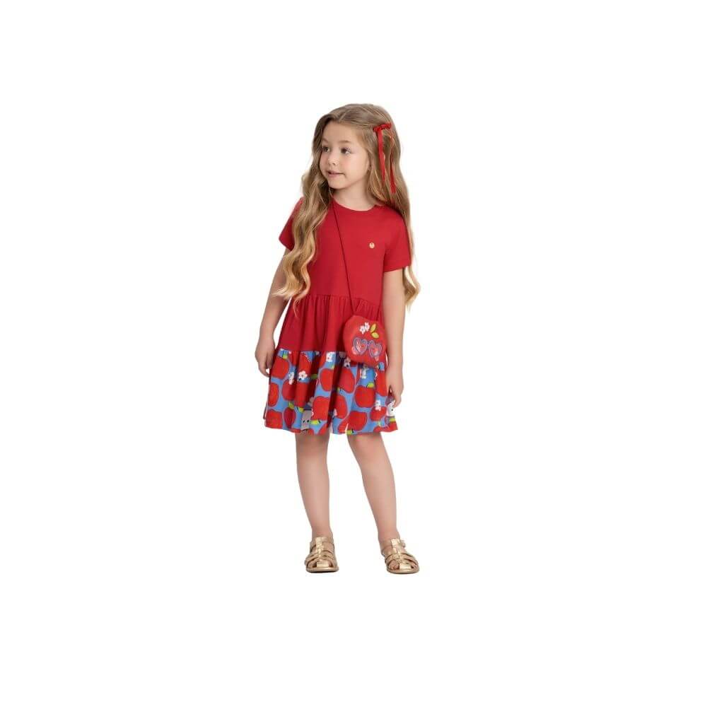 Vestido em meia malha Up Baby