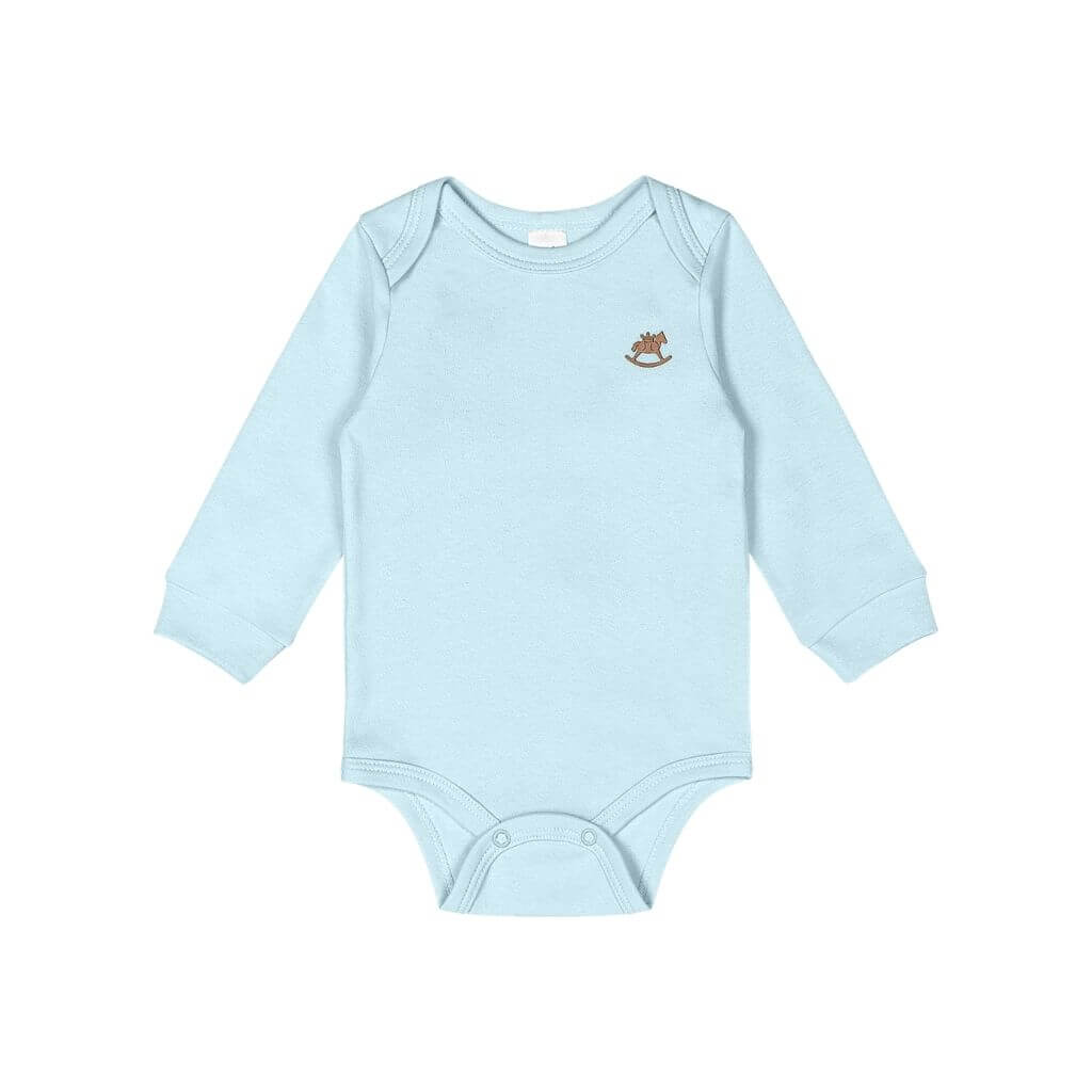 Body manga longa em suedine premium Up Baby
