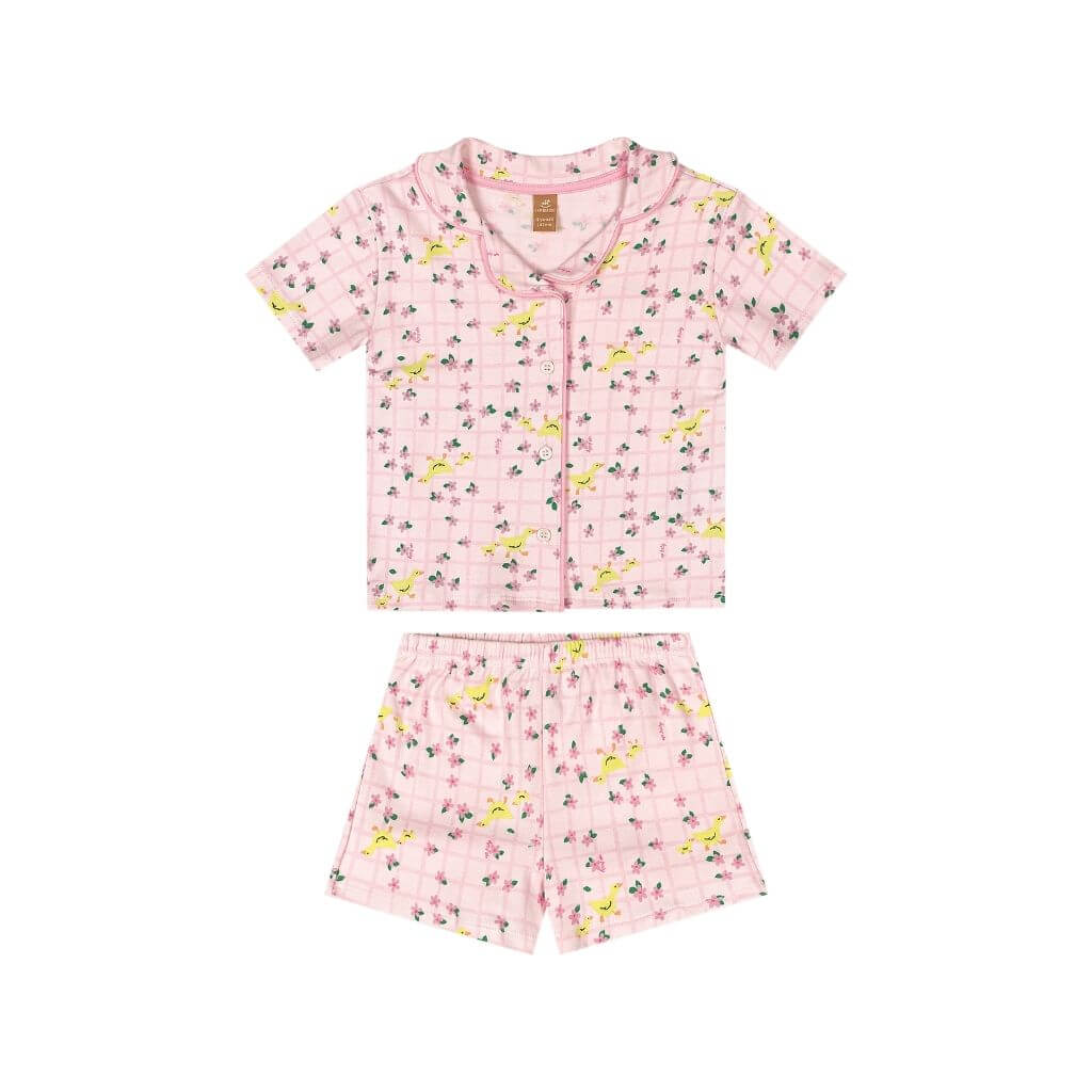 Pijama blusa e short em suedine premium Up Baby